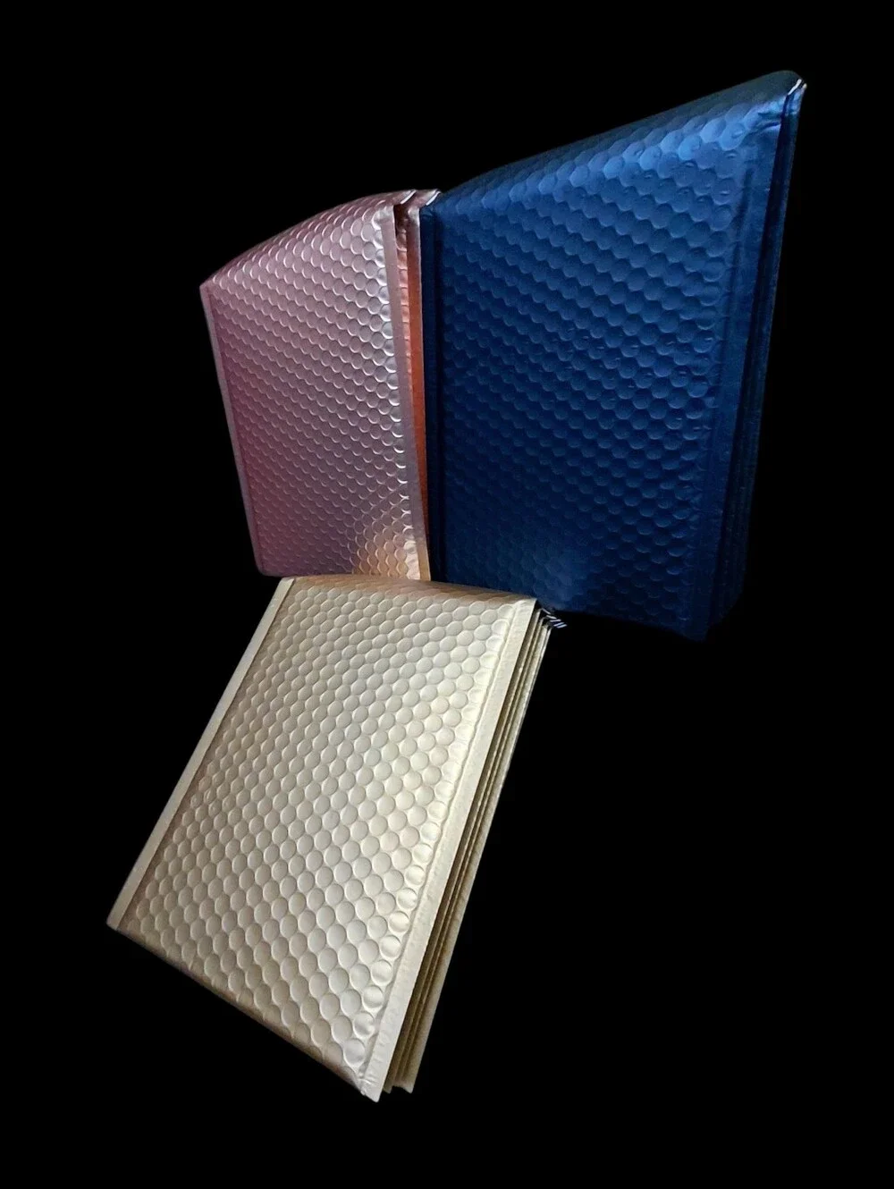 15ct. Matte Metallic Bubble Mailers Variety Set - 6.5x10 and 6x10